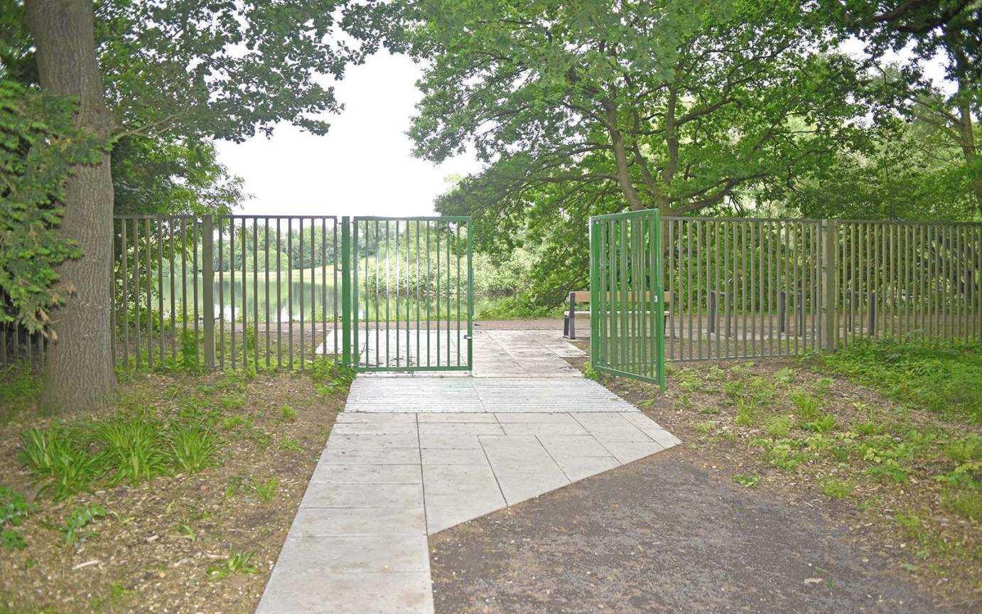 Landschaftsachse Horner Geest Endpunkt der Landschaftsachse &Ouml;jendorfer See Bank Fahrradb&uuml;geln