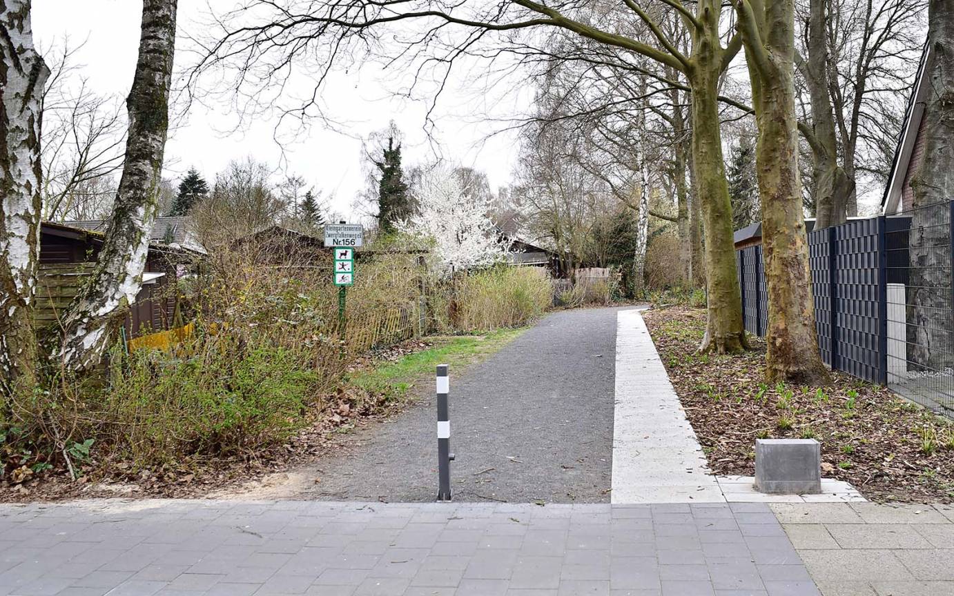 Landschaftsachse Horner Geest Abschnitt Ausgang Schiffbeker Weg