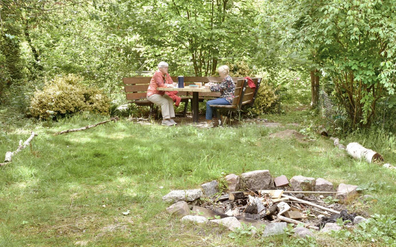 Landschaftsachse Horner Geest Grüner Faden Picknicktisch