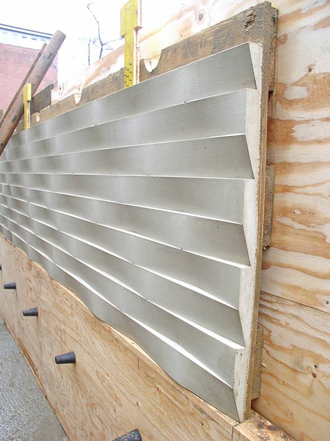 Phoenix Center Hamburg Harburg Schalung Gussmatrize Wellenform Terrassenw&auml;nde Ortbeton