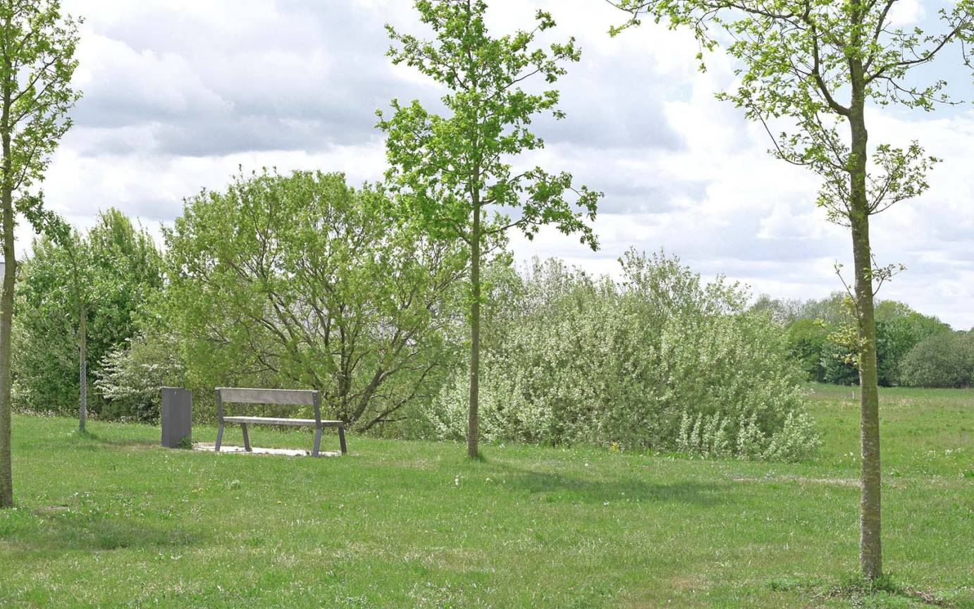 Quartierspl&auml;tze Vogelkamp Ausblick Felder