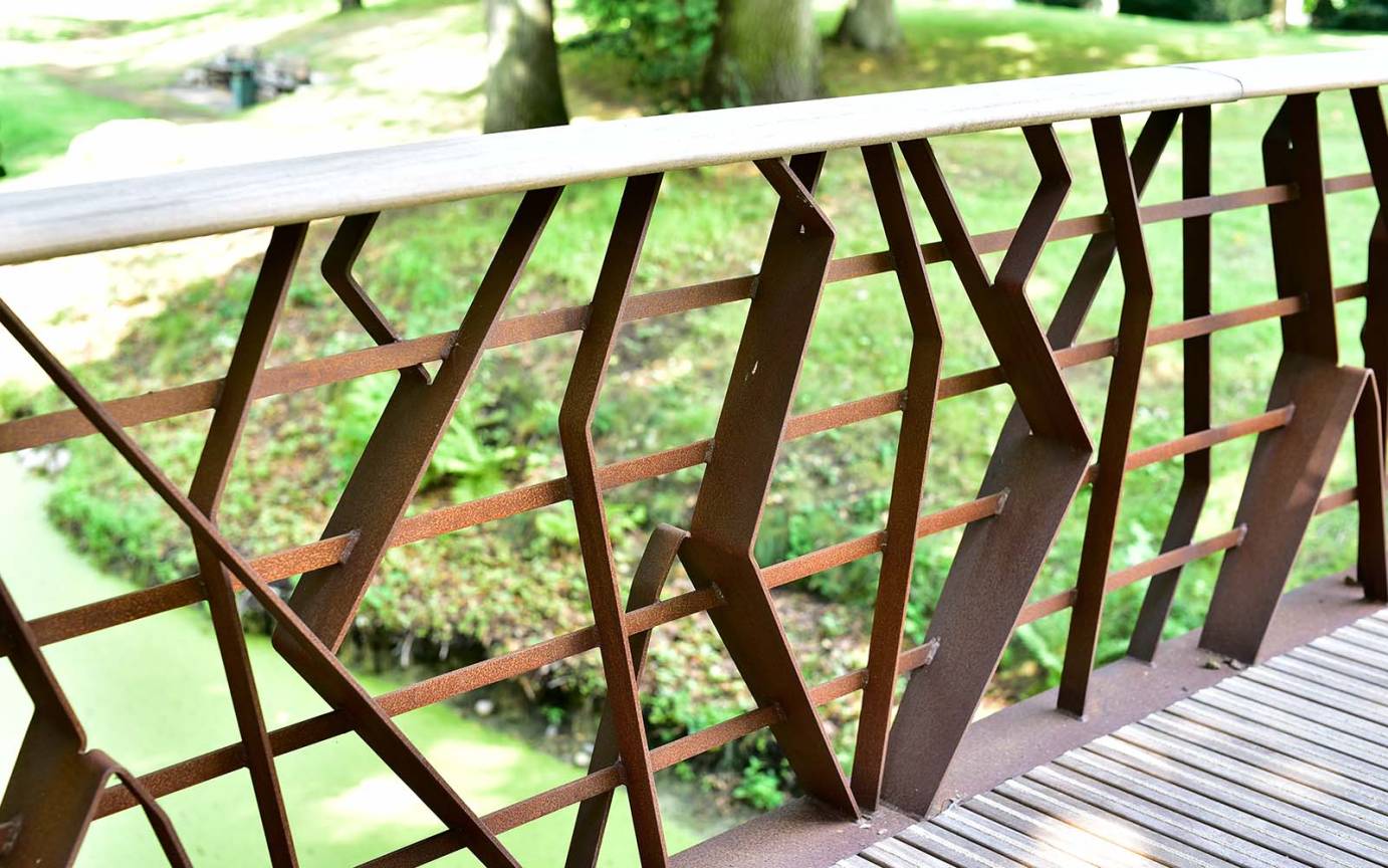 Gel&auml;nderdetail S&uuml;dteichbr&uuml;cke Ohlsdorf