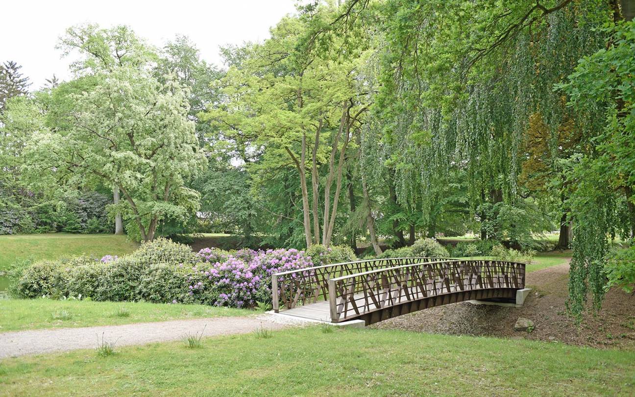 Südteichbrücke Friedhof Ohlsdorf Südteichbrücke Übergang Südteichinsel