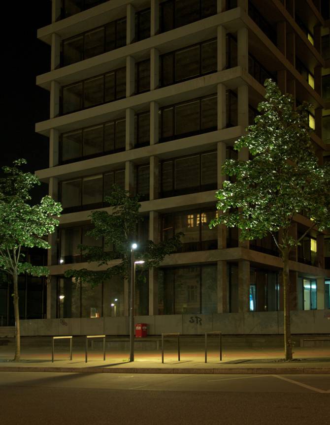 &Auml;u&szlig;ere Erschlie&szlig;ung HafenCity Illumination SPIEGEL Hochhaus