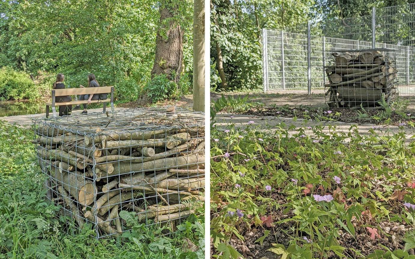 Bolzplatz Erleninsel Stade Aufenthaltesqualit&auml;t Mensch Tier Bankstandort Schwinge