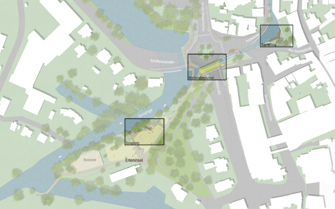Perspektive Innenstadt Stade &Uuml;bersichtsplan