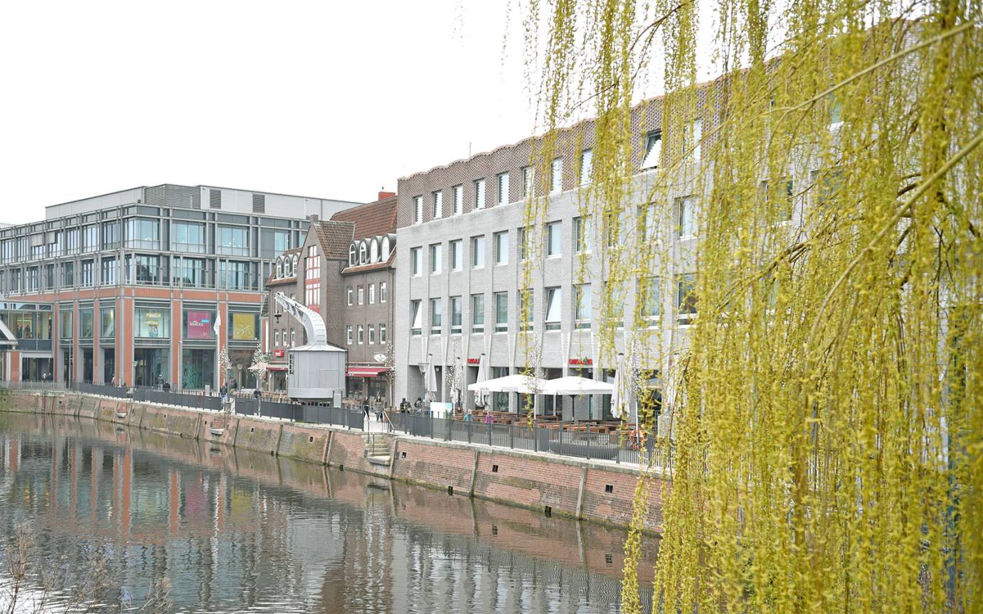 Serrahnstra&szlig;e Bergedorf Blick Br&uuml;cke Holstenstra&szlig;e