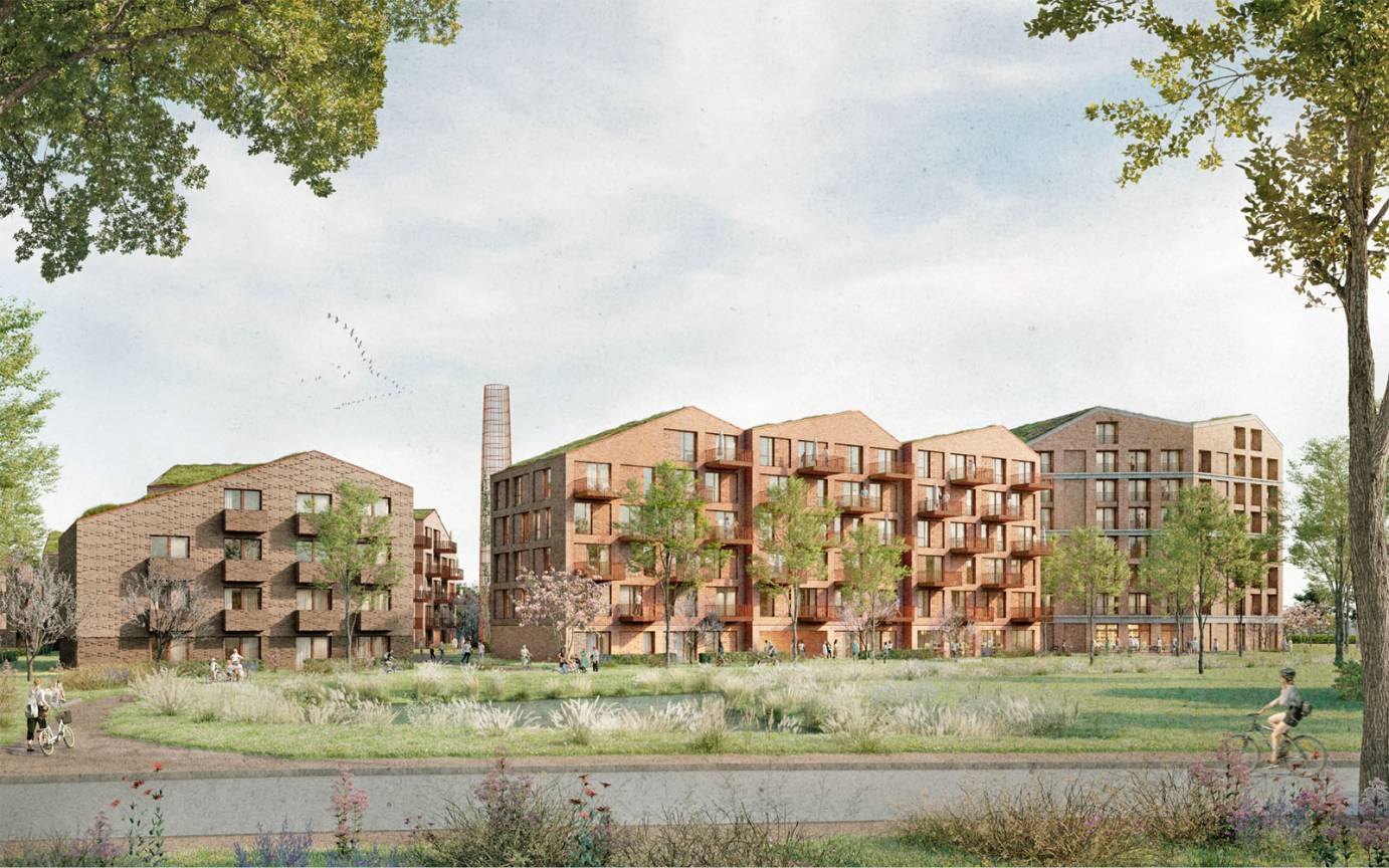 Freiburger Stra&szlig;e Stade Perspektive Contrescarpe