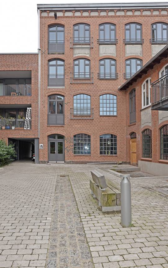 Gro&szlig;e Freiheit Sankt Pauli Blick Innenhof Bestandsgeb&auml;ude