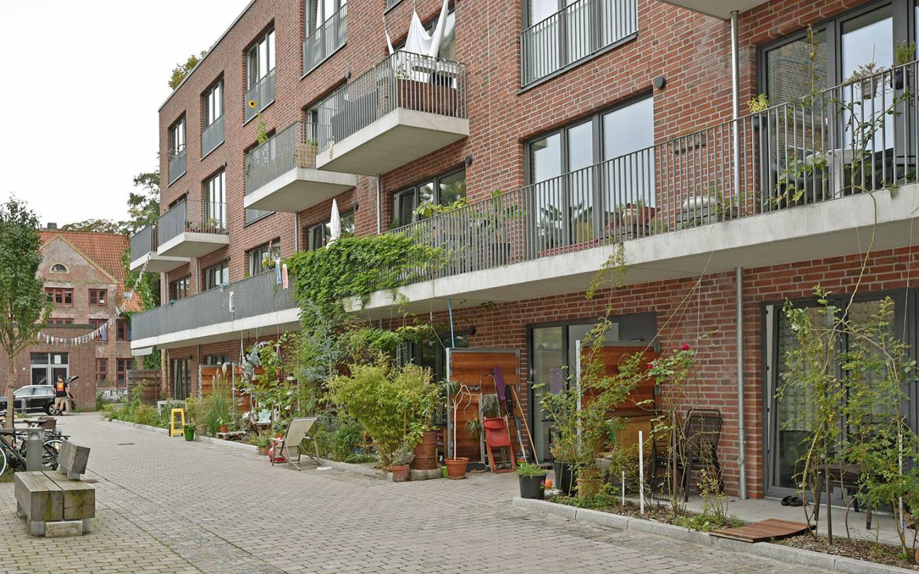 Gro&szlig;e Freiheit Sankt Pauli Terrassen Gemeinschaftshof