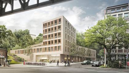 Hafentor Hamburg Blick Johannisbollwerk Bauprojekt Hafentor