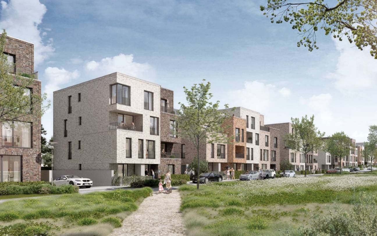 Jenfelder Au Hamburg Geb&auml;udeensemble Kaskadenpark