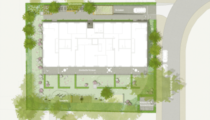 Jochim Sahling Weg Lageplan Entwurf