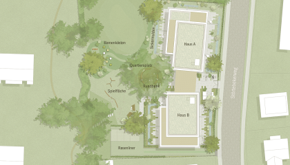 Störtebekerweg Lageplan Entwurf