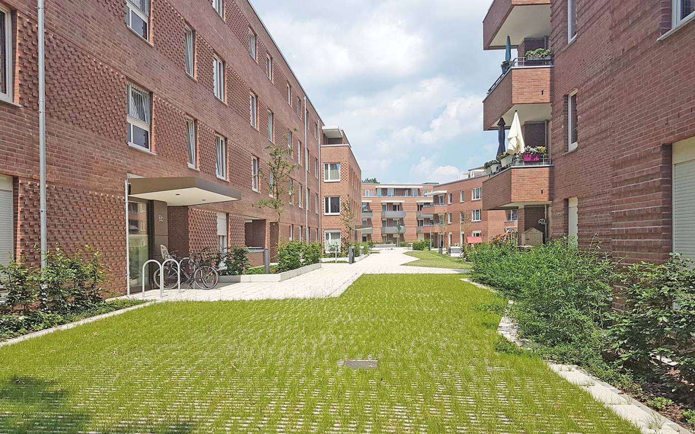 Wohnen am Volkspark Vorhornweg Elbgaustra&szlig;e Rasenliner