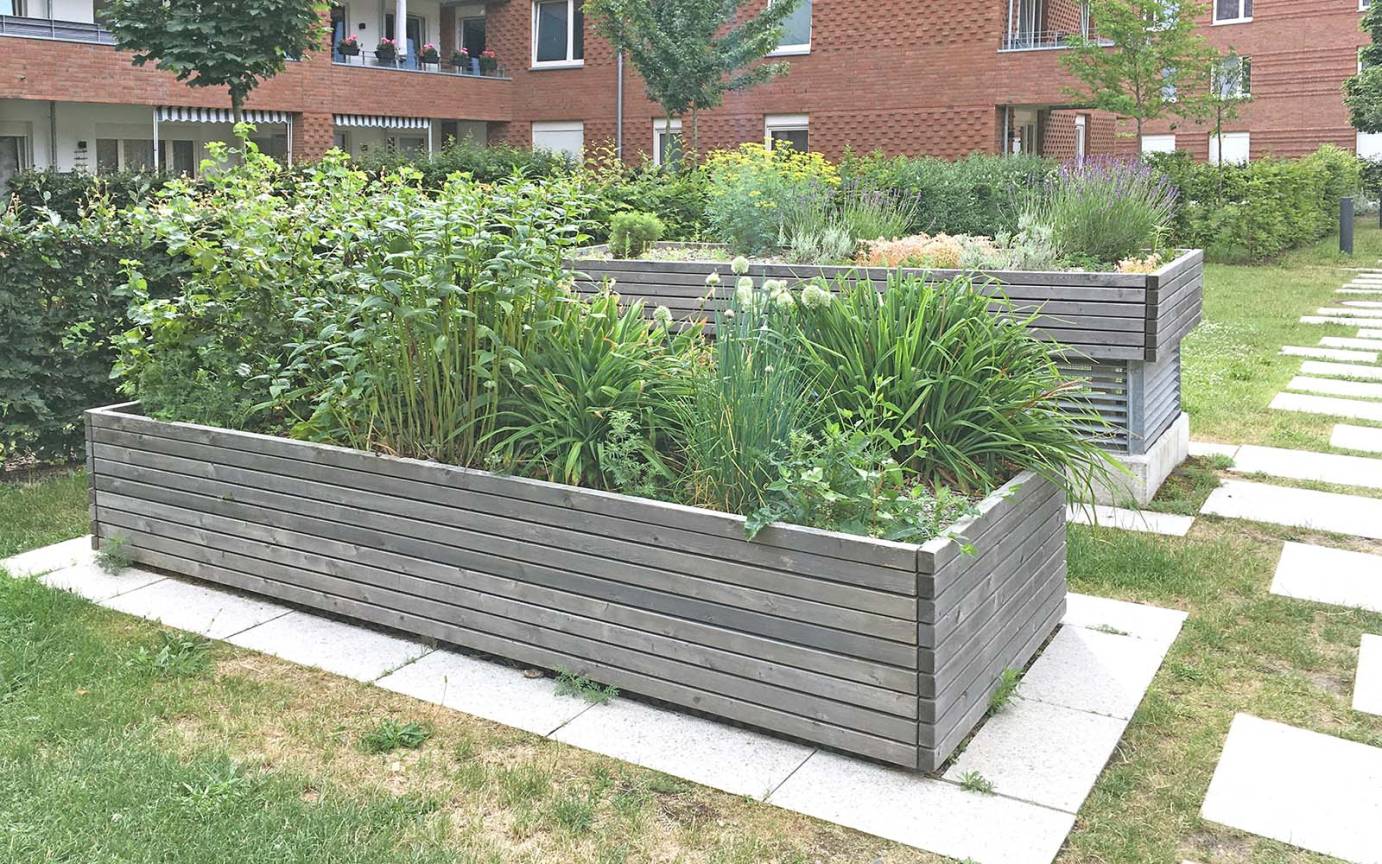 Hochbeet Wohnen am Volkspark Vorhornweg Elbgaustra&szlig;e