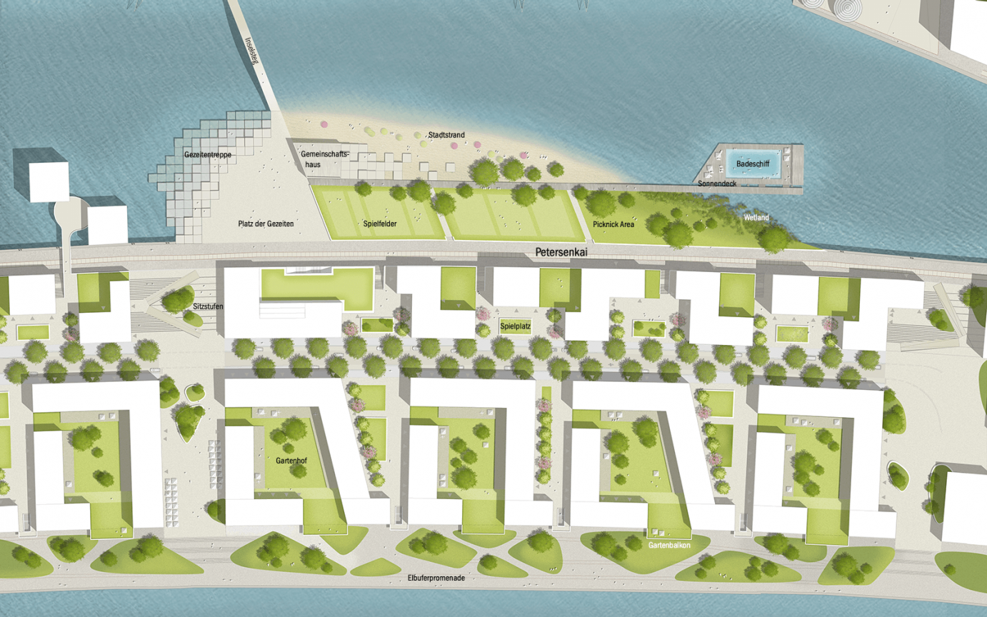 Baakenhafen Hamburg Lageplan Entwurf