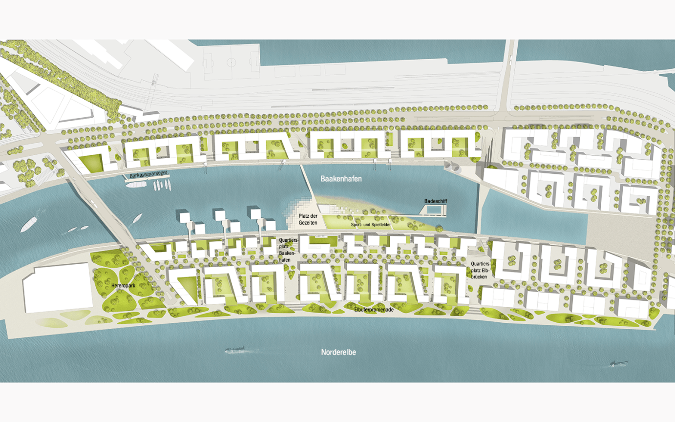 Baakenhafen Hamburg &Uuml;bersichtsplan