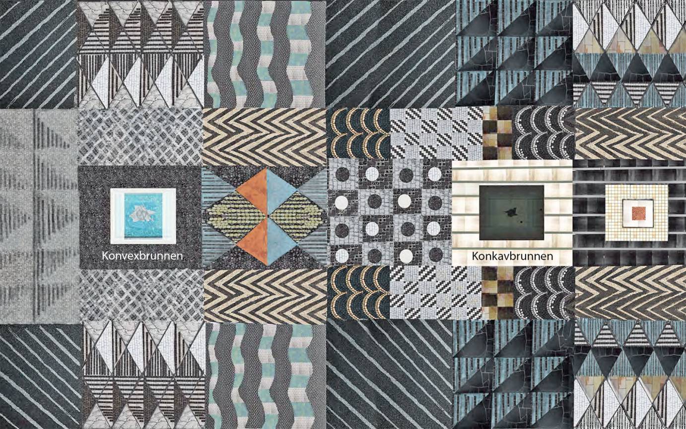 Bauhausplatz M&uuml;nchen Teppich Visualisierung Pflasterfragmente