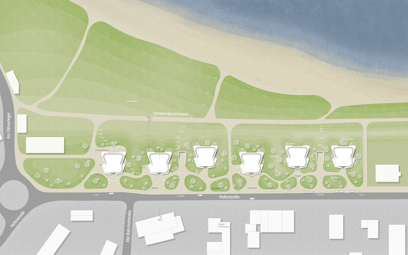 Entwurfsplan D&uuml;nenlandschaft