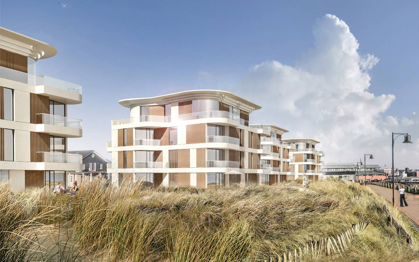 D&uuml;nenkrone Sylt Neubebauung Seeseite