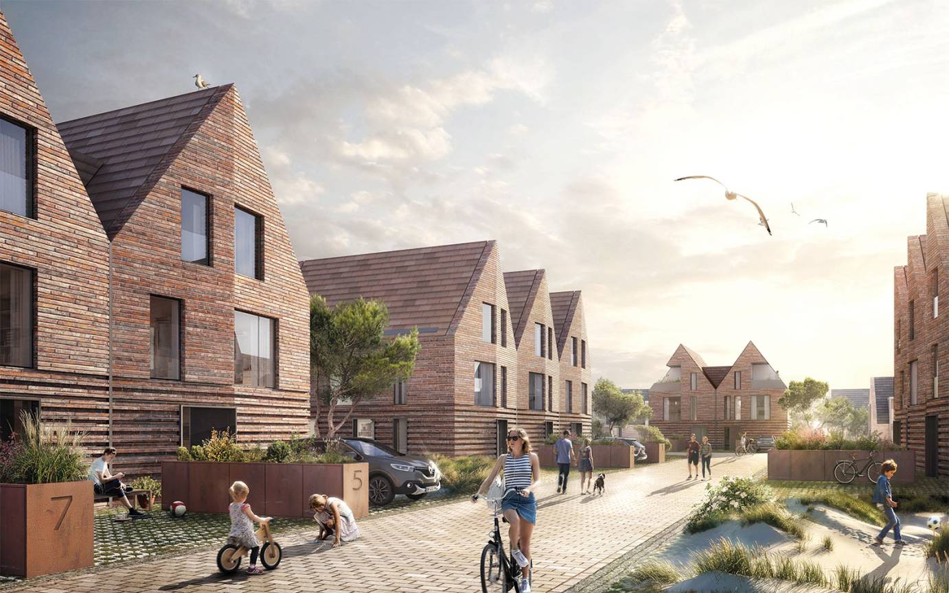 D&uuml;nenpark List Sylt Reihenhaus Insulanerwohnen S&uuml;dwesten Mehrzweckhalle Kita