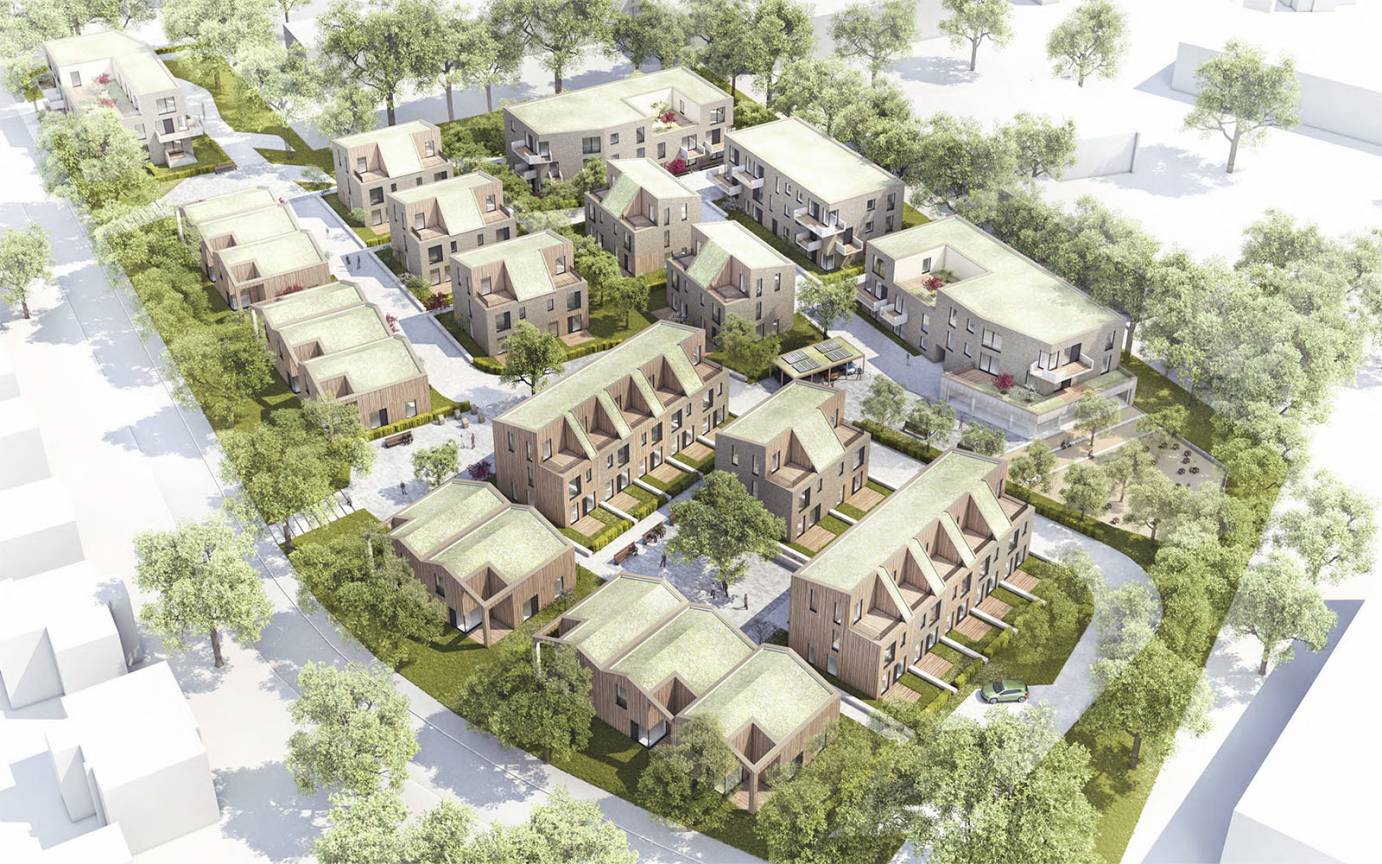 Iserbarg Rissen Vogelperspektive