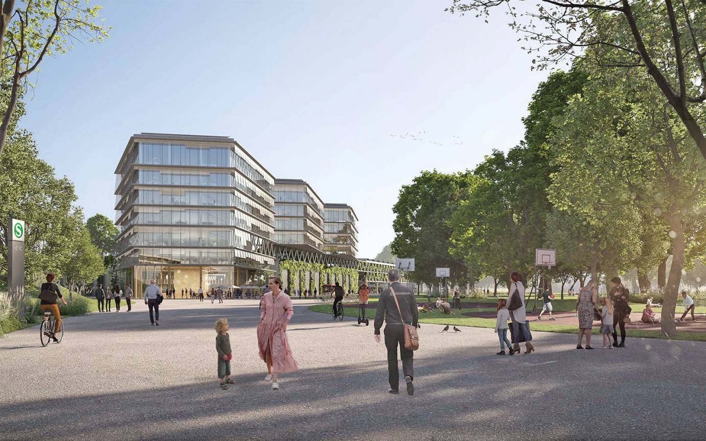 Stellinger Moor Blick Haupteingang Nordgel&auml;nde